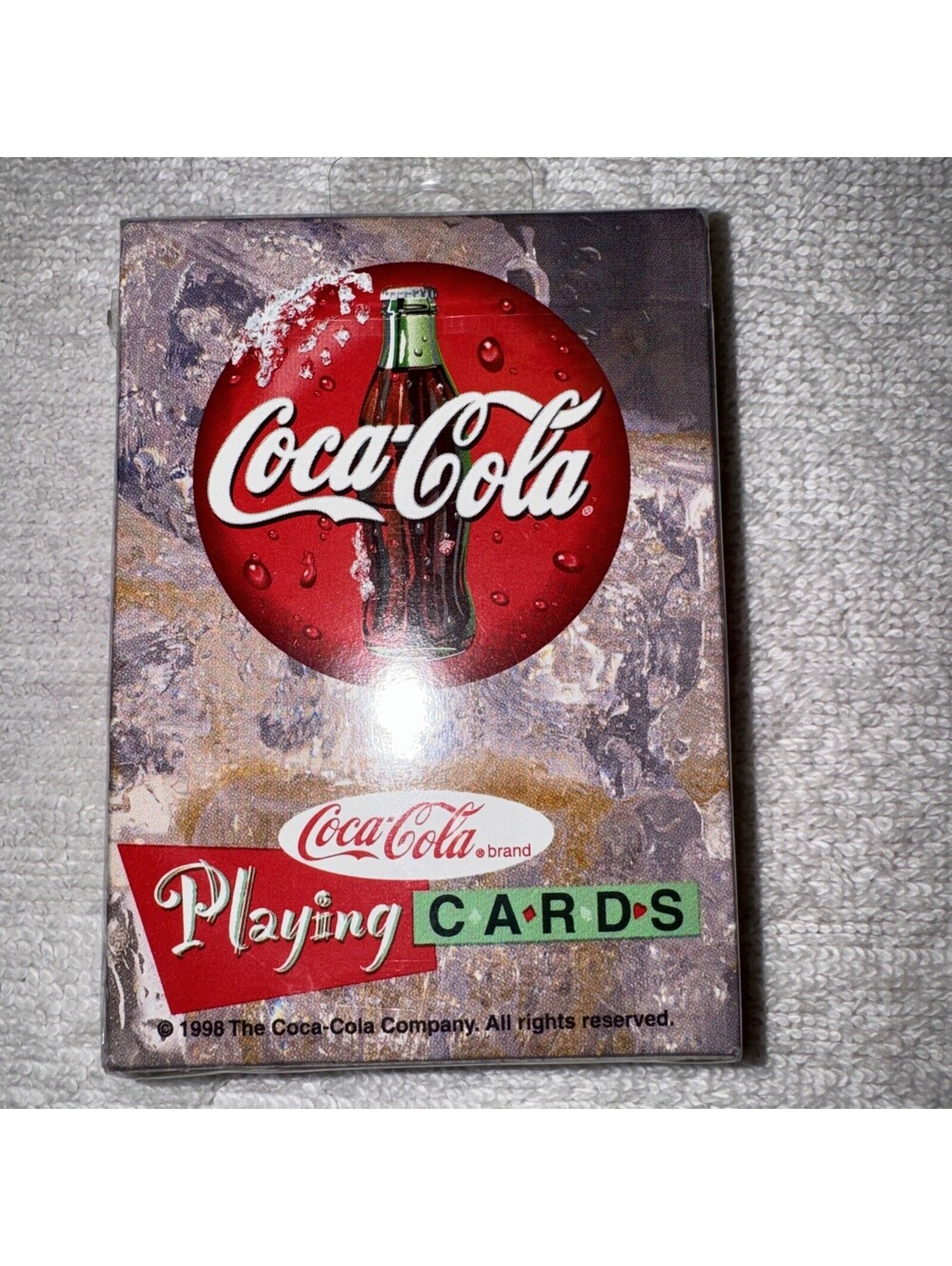 Coca-Cola Playing Cards Vintage 1998 New In Box Sealed